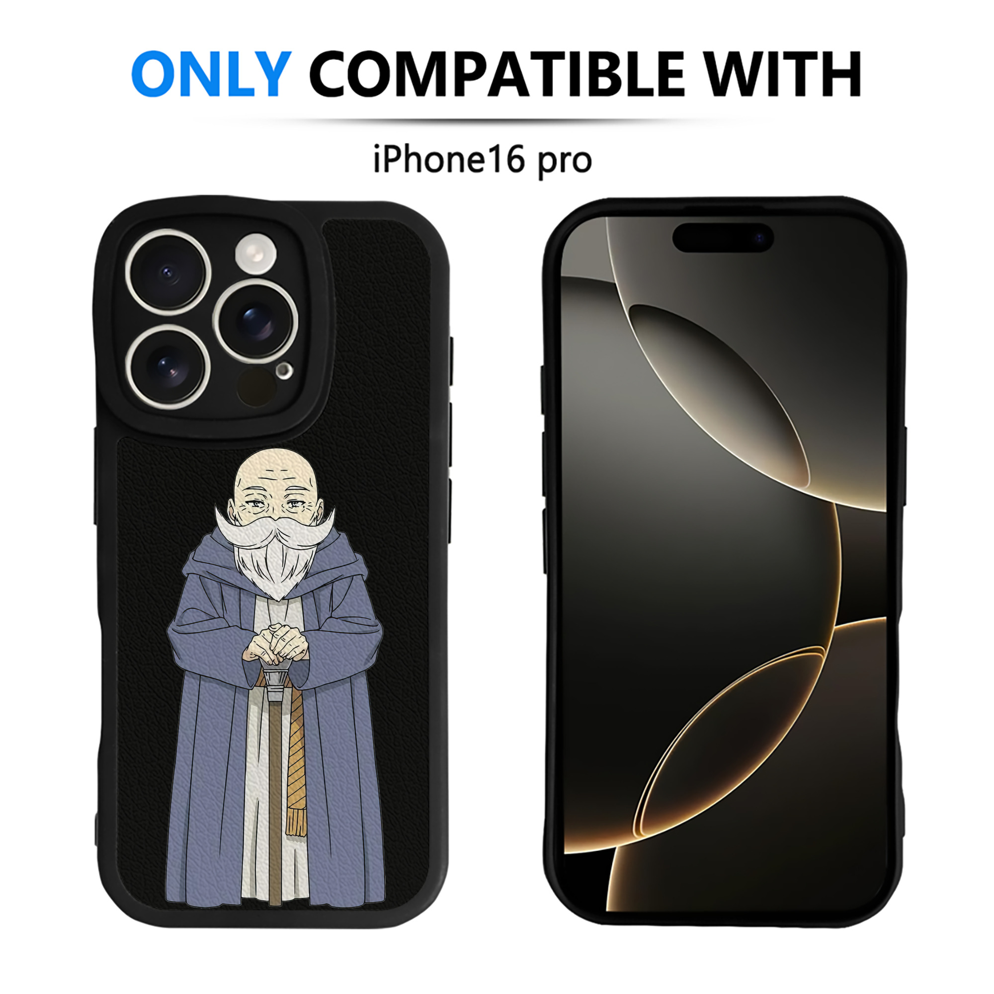 （画像用） 葬送のフリーレン Frieren 【iPhone 16シリーズ対応】シリコンスマホケース（レザー調） 材質：シリコン